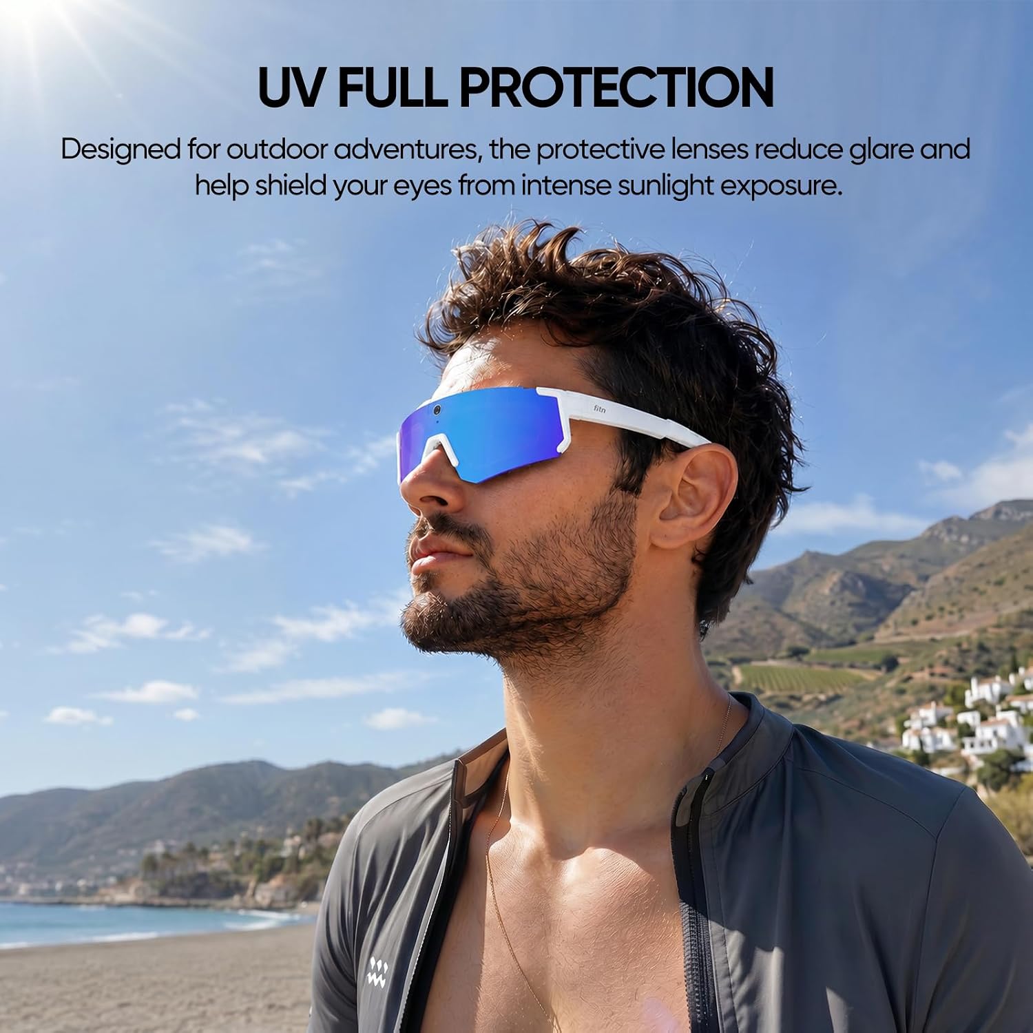 GAFAS INTELIGENTES FITN 2026 CON CÁMARA, GRABACIÓN DE VIDEO, TRADUCTOR DE VOZ, AUDIO OPEN-EAR Y BLUETOOTH - 3