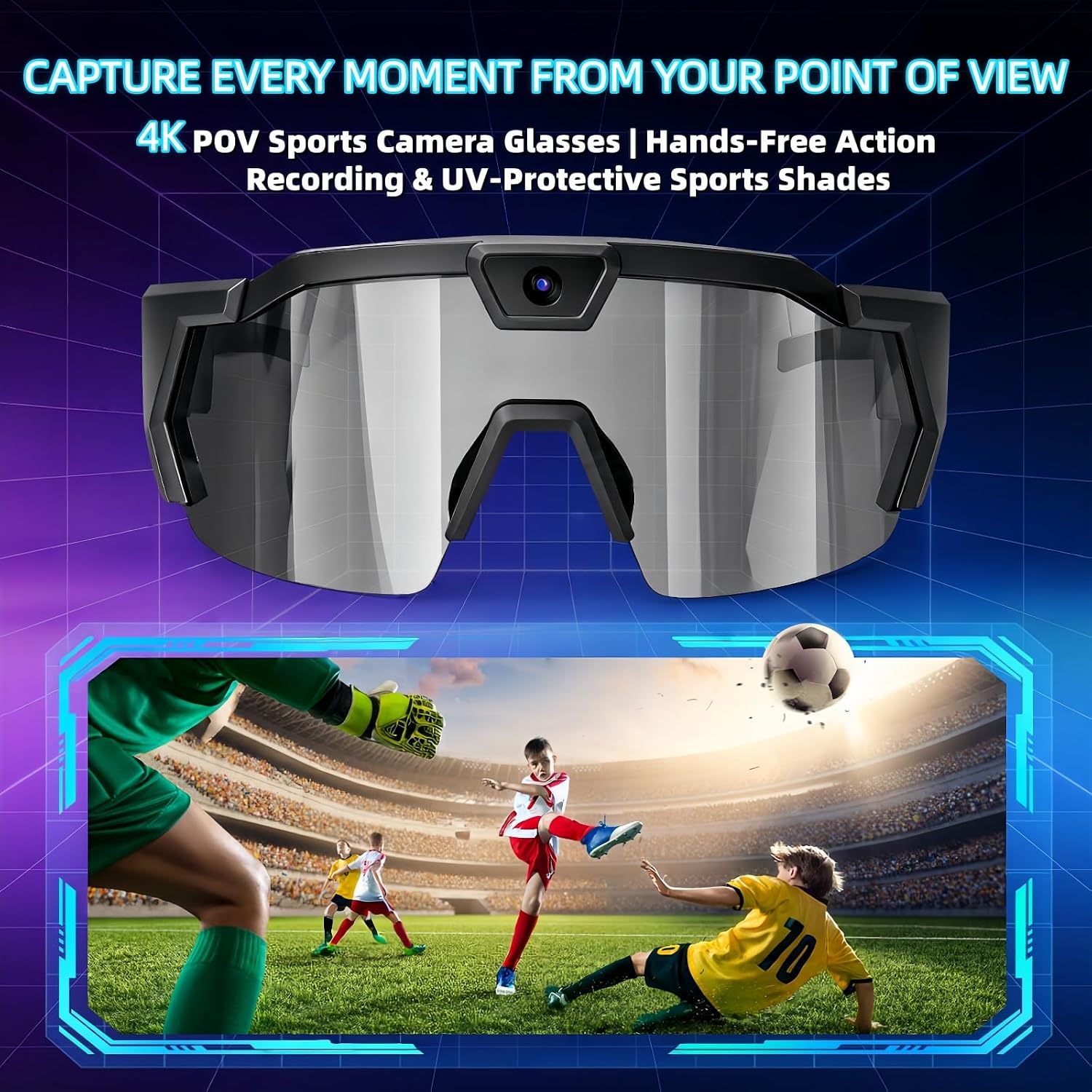 GAFAS DE SOL CON CÁMARA 4K PIEPIE PARA EXTERIORES - 2