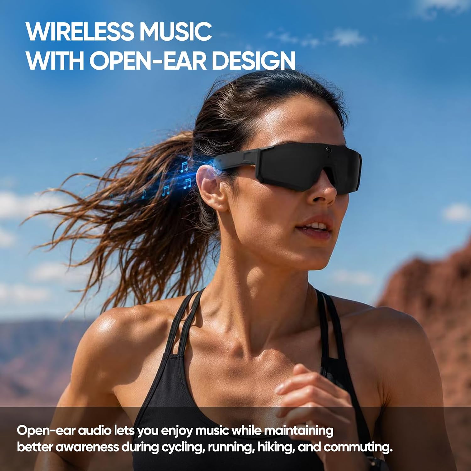 GAFAS INTELIGENTES FITN 2026 CON CÁMARA, GRABACIÓN DE VIDEO, TRADUCTOR DE VOZ, AUDIO OPEN-EAR Y BLUETOOTH - 4