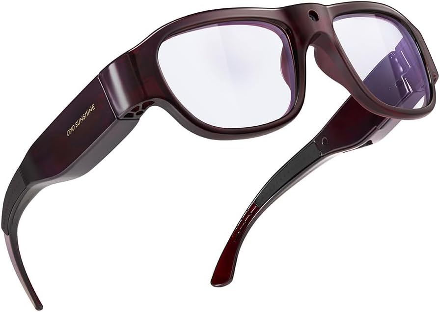 GAFAS INTELIGENTES OHO SUNSHINE CON CÁMARA, LENTES FOTOCROMÁTICOS UV400 Z87.1 - 1
