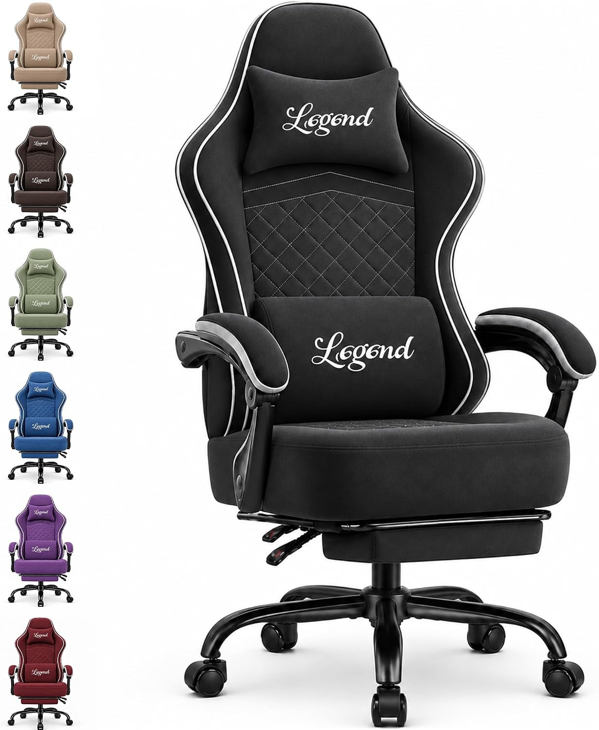 SILLA DE OFICINA NZFYTRT GAMING PARA ADULTOS CON REPOSAPIÉS Y RESPALDO AJUSTABLE - 1