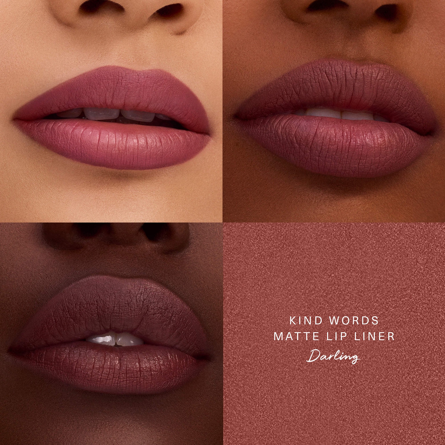 SET DE MAQUILLAJE RARE BEAUTY MAUVE FAVES LIP DUO - 4
