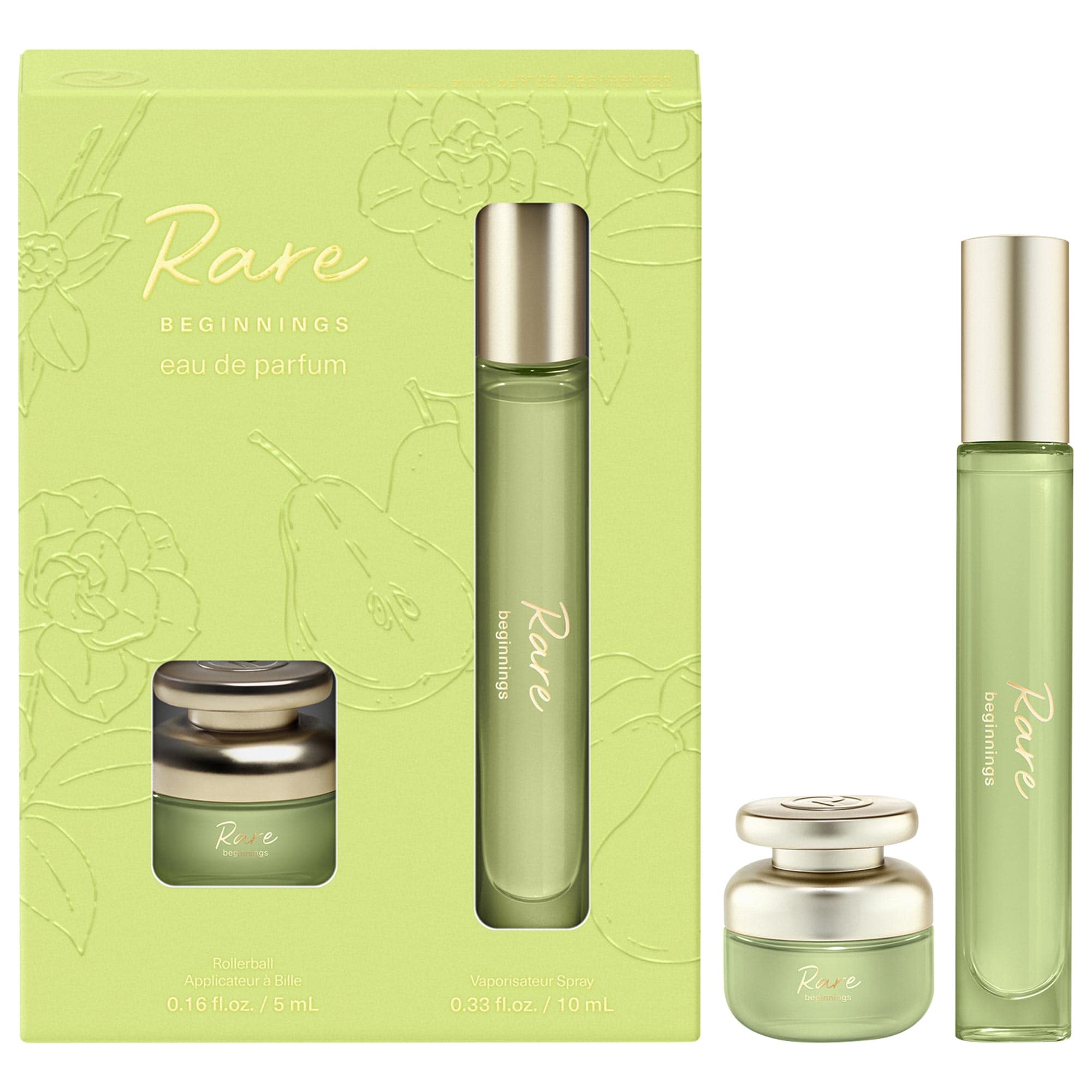 SET DE FRAGANCIAS RARE BEAUTY RARE BEGINNINGS MINI EAU DE PARFUM TRAVEL Y REPLICA - 1