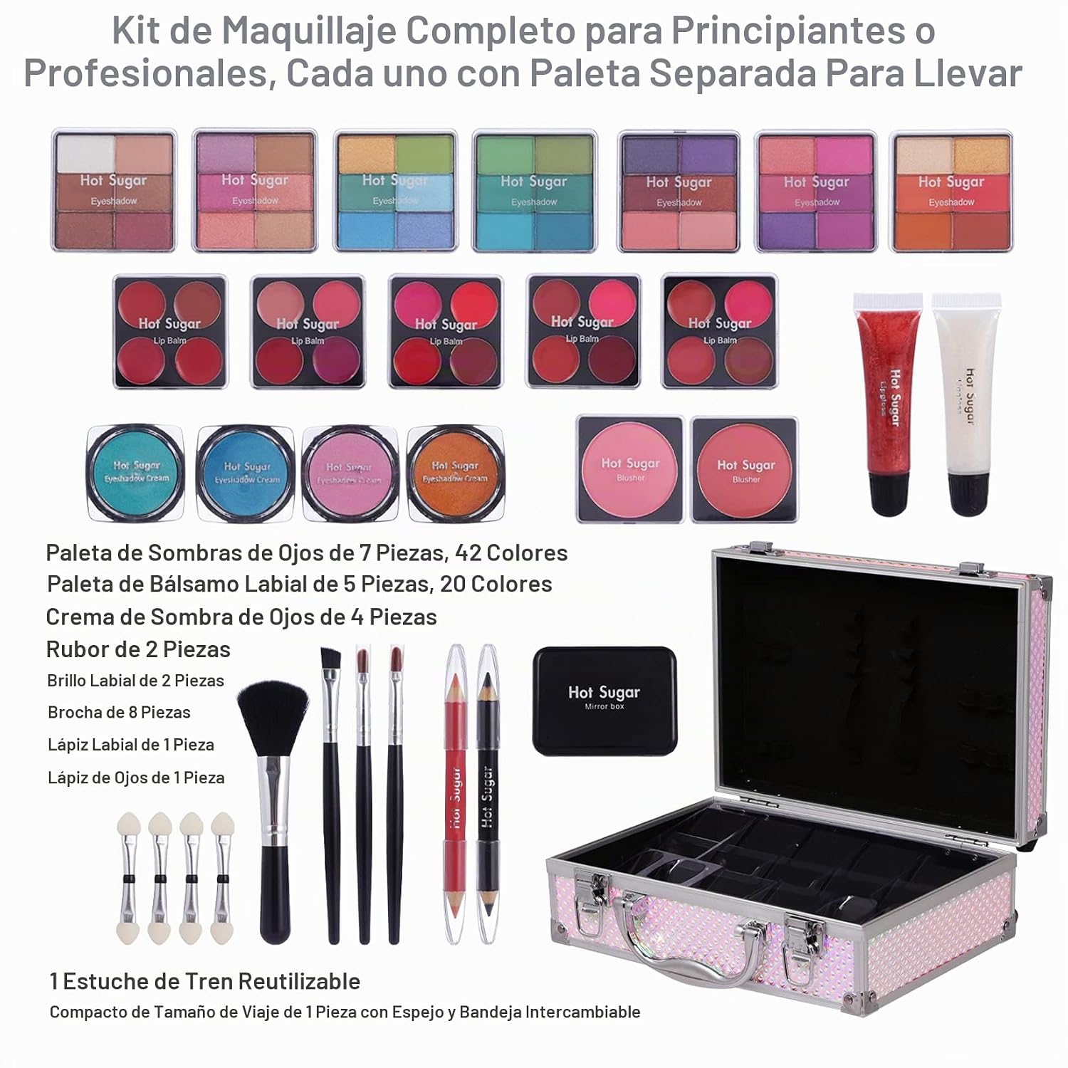 SET DE MAQUILLAJE HOT SUGAR FULL STARTER MERMAID PARA ADOLESCENTES - 2