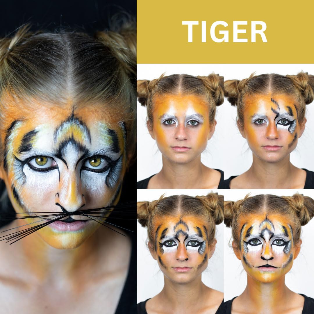 SET DE MAQUILLAJE PROFESIONAL MEHRON MAKEUP CHARACTER KIT FELINE Y CAT - 3