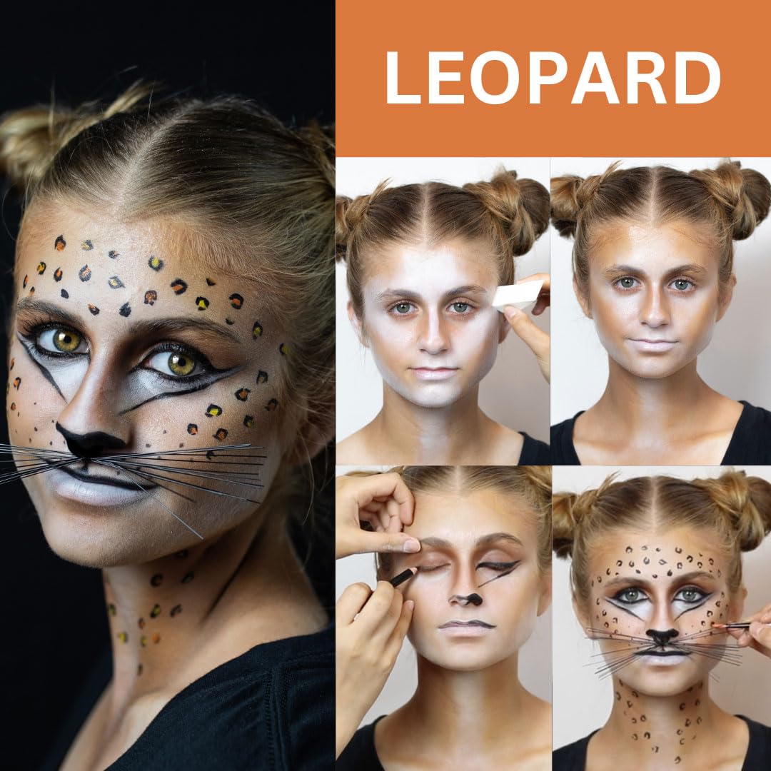SET DE MAQUILLAJE PROFESIONAL MEHRON MAKEUP CHARACTER KIT FELINE Y CAT - 4