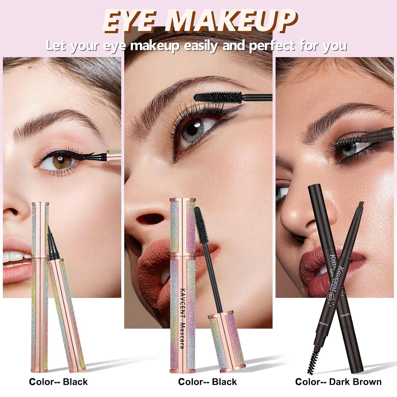SET DE MAQUILLAJE KAVCENT KIT COMPLETO PARA MUJERES Y ADOLESCENTES - 5