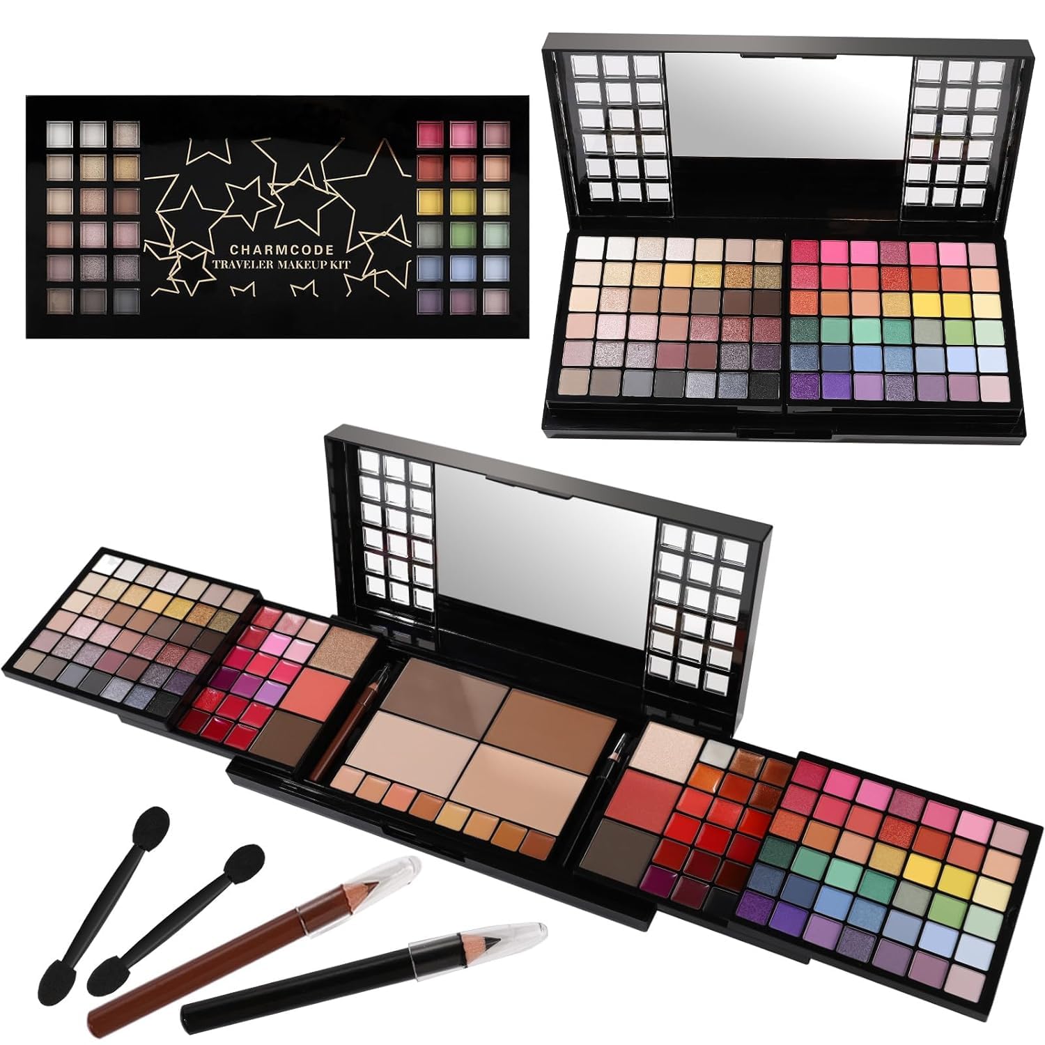 SET DE MAQUILLAJE COMPLETO CHARMCODE ALL IN ONE 138 TONOS - 1