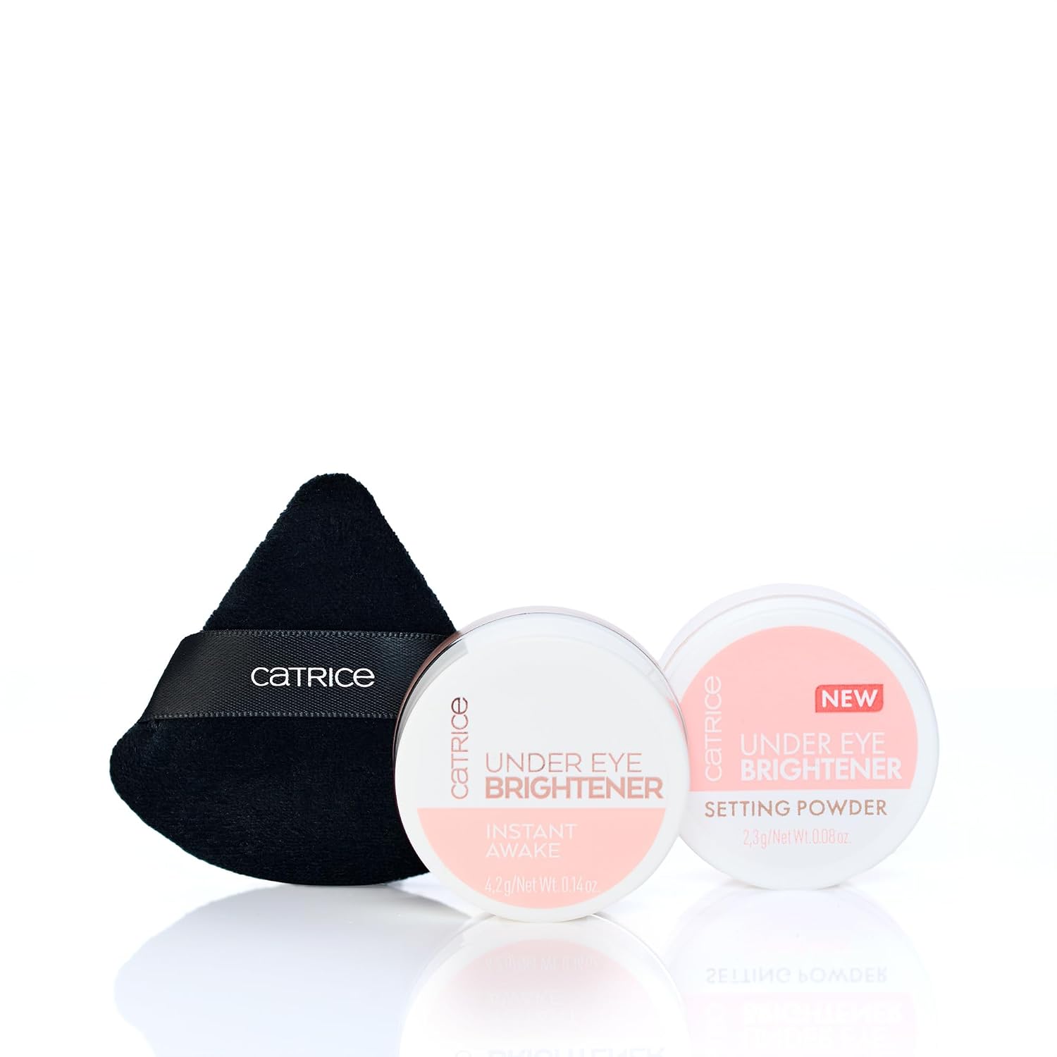 SET DE MAQUILLAJE CATRICE UNDER EYE BRIGHTENER Y SETTING POWDER 040 DARK MOCHA - 3