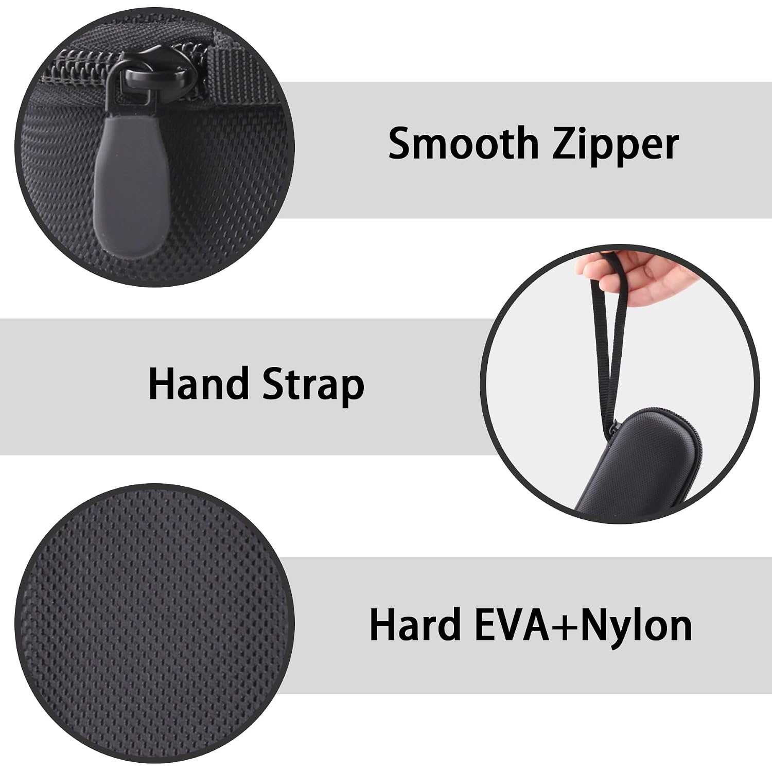 ESTUCHE RÍGIDO PARA MEDICUBE BOOSTER PRO 6 EN 1 SYONGSION NEGRO - 4