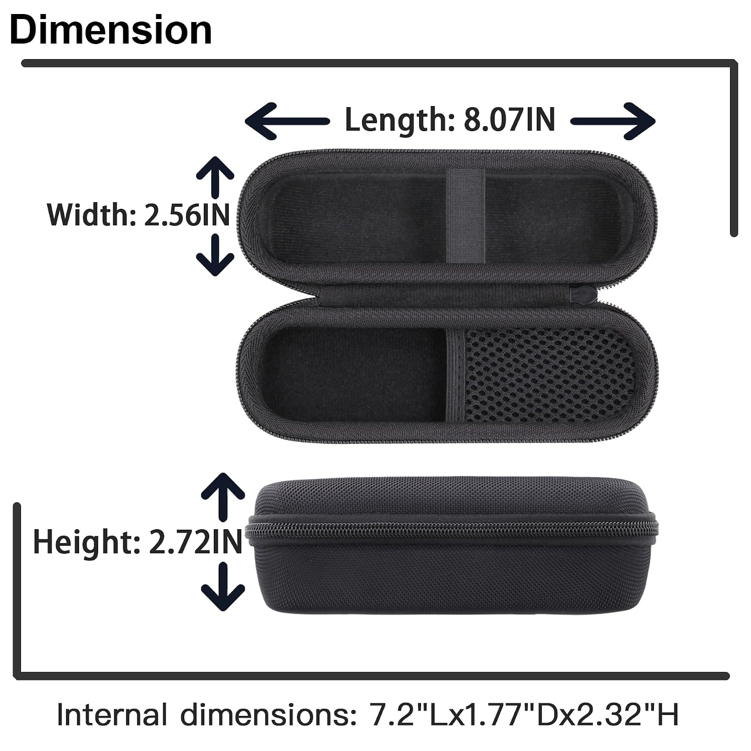 ESTUCHE RÍGIDO PARA MEDICUBE BOOSTER PRO 6 EN 1 SYONGSION NEGRO - 5