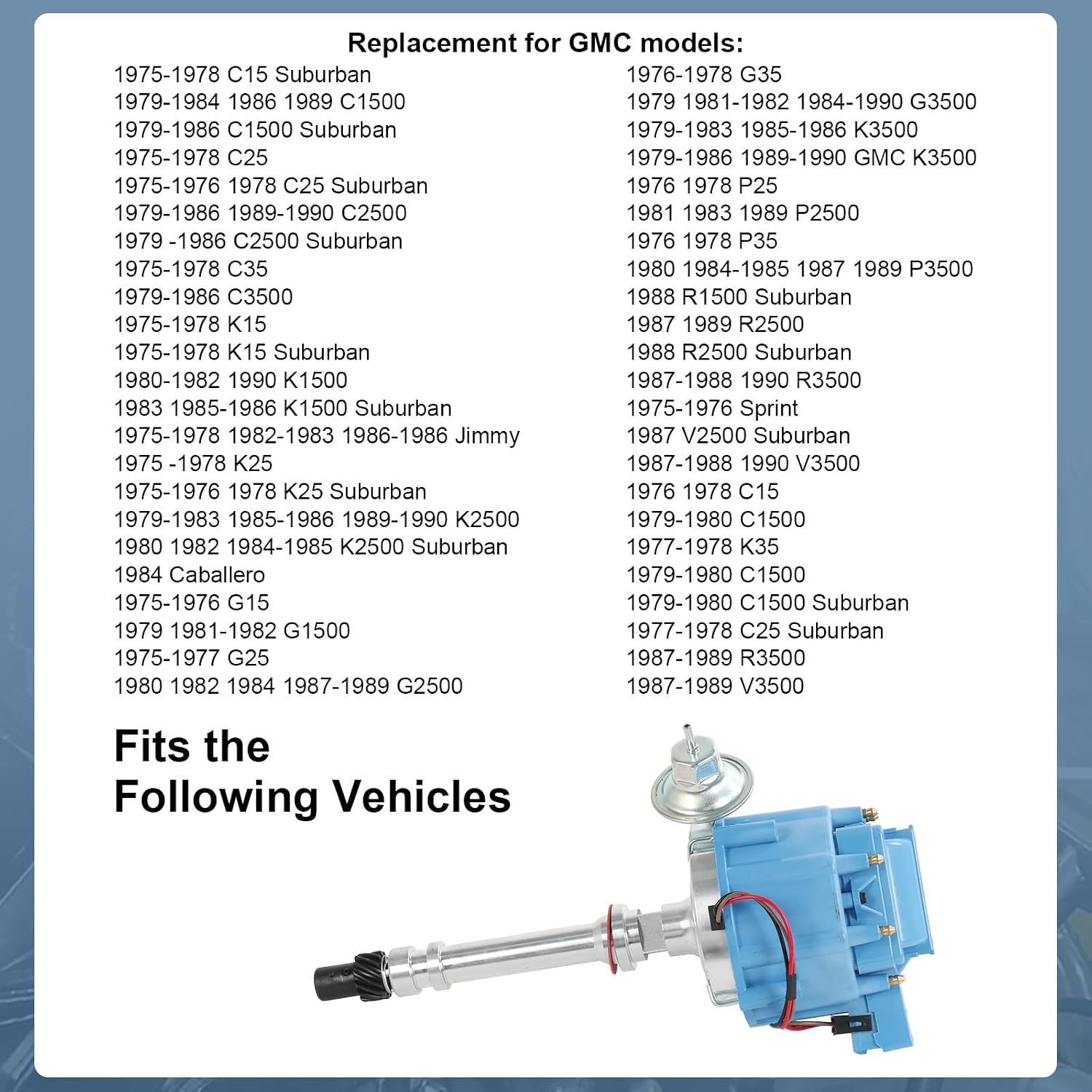 DISTRIBUIDOR DE ENCENDIDO HEI CARMOCAR CON TAPA AZUL PARA CHEVY GM SMALL Y BIG BLOCKS - 4