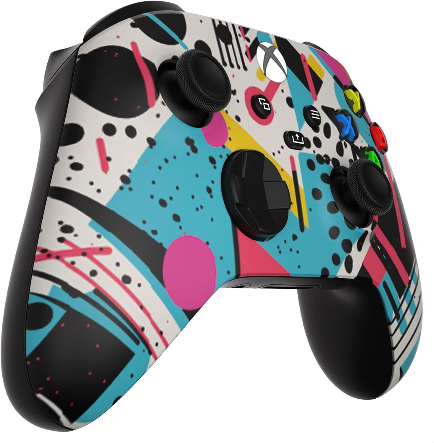 CONTROL INALÁMBRICO CUSTOM CONTROLLERZZ PARA XBOX SERIES X/S Y XBOX ONE RETRO ABSTRACT - 2