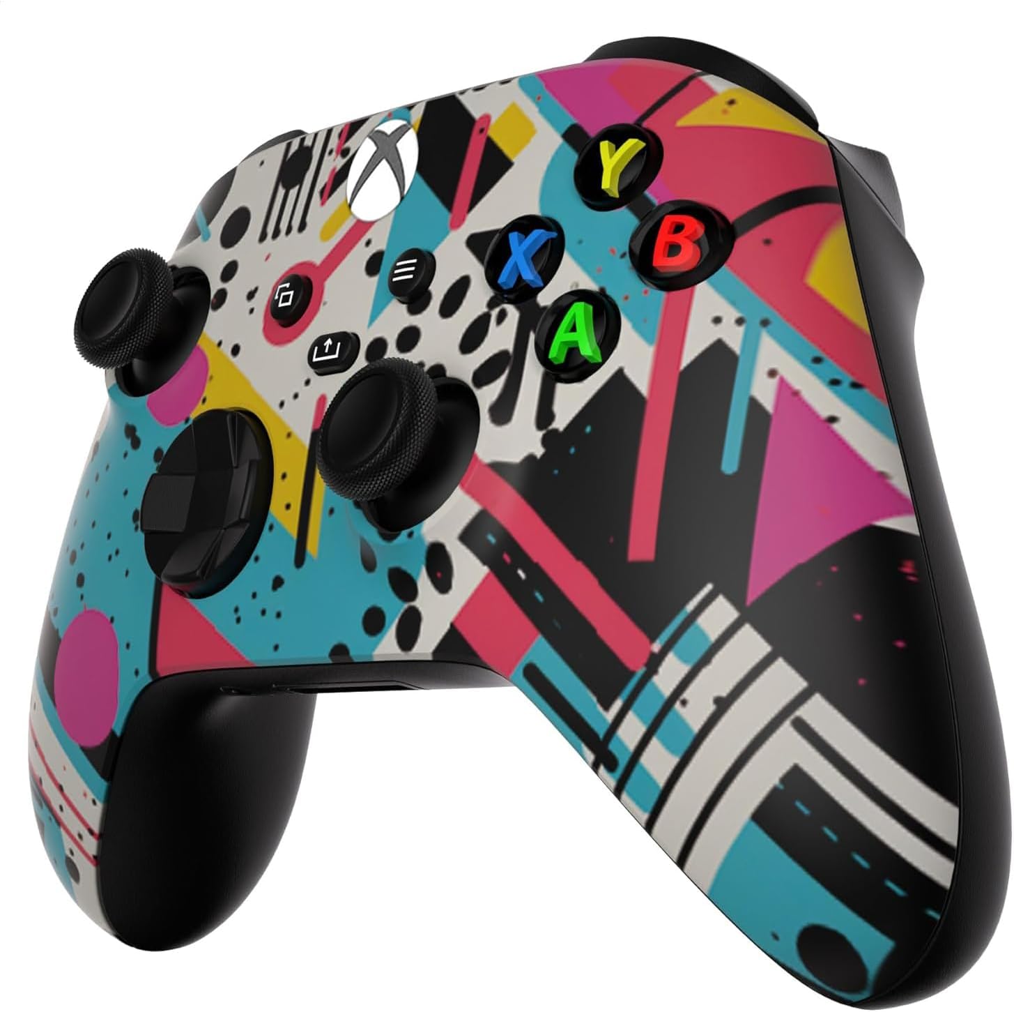 CONTROL INALÁMBRICO CUSTOM CONTROLLERZZ PARA XBOX SERIES X/S Y XBOX ONE RETRO ABSTRACT - 3