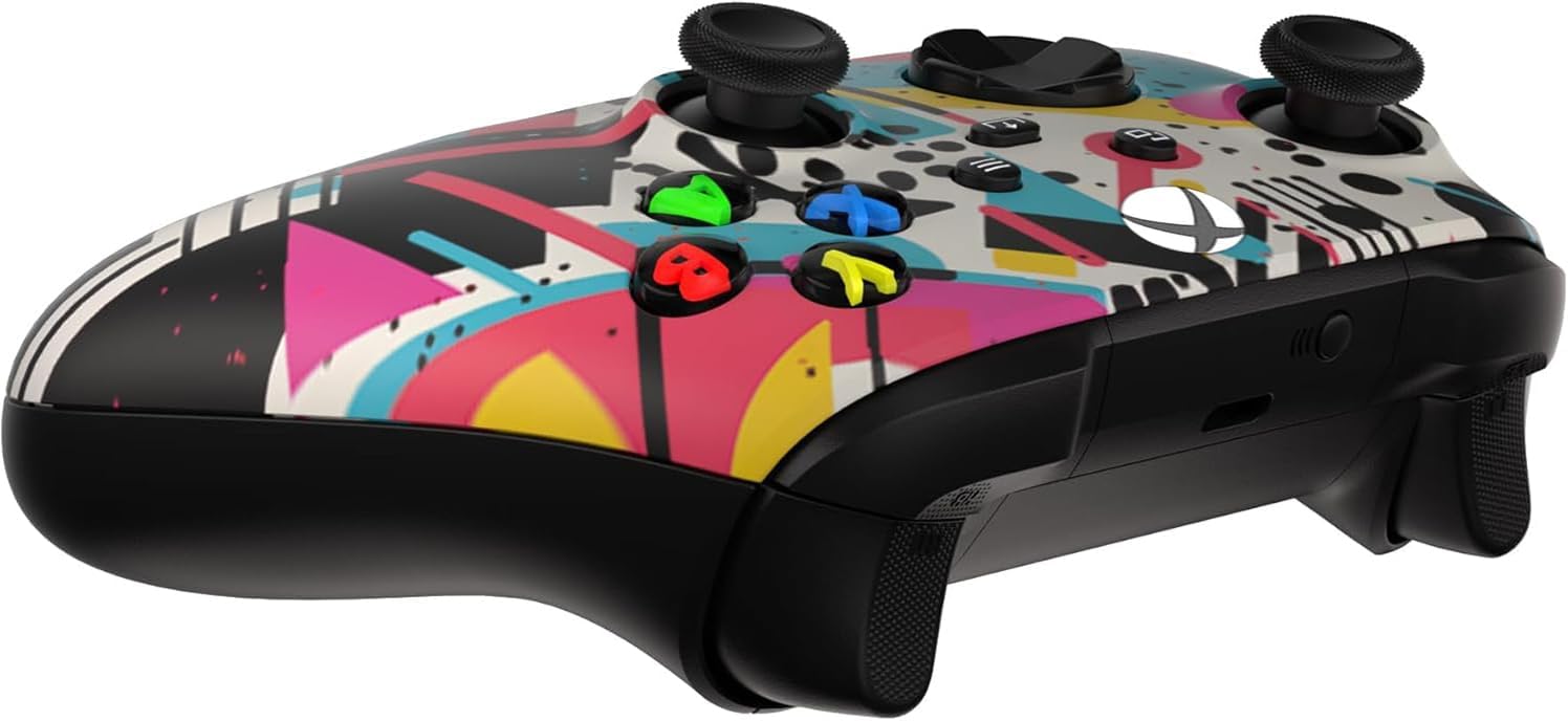 CONTROL INALÁMBRICO CUSTOM CONTROLLERZZ PARA XBOX SERIES X/S Y XBOX ONE RETRO ABSTRACT - 4