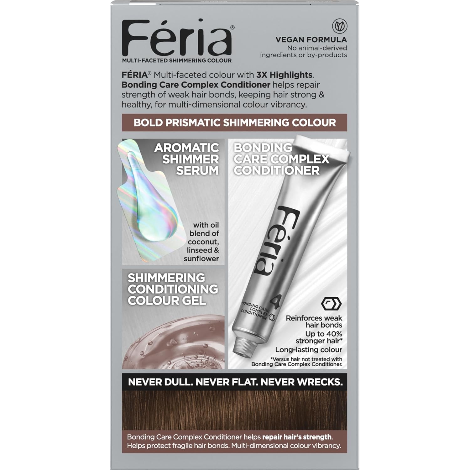 TINTE PERMANENTE PARA CABELLO L'OREAL PARIS FERIA 60 MARRÓN CLARO - 3