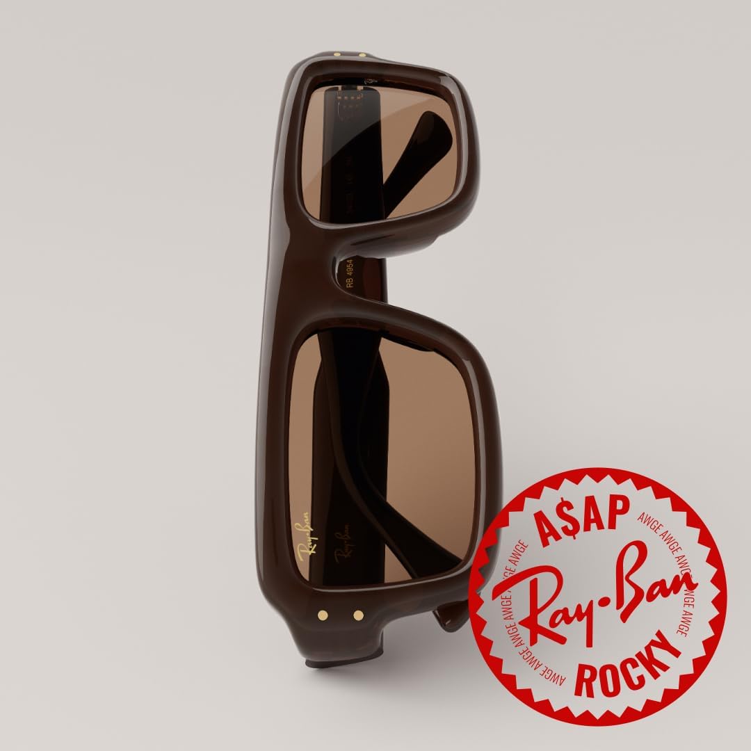 LENTES DE SOL RAY-BAN RB4954 FLACKO PUFFER EVOLUTION COLLECTION RECTANGULARES - 5