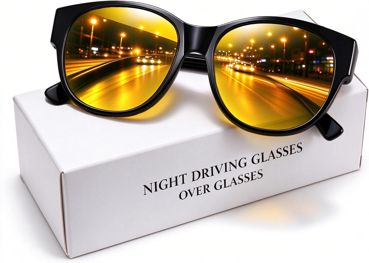 LENTES DE SOL URUMQI NIGHT VISION PARA MUJER PARA USAR SOBRE ANTEOJOS - 1