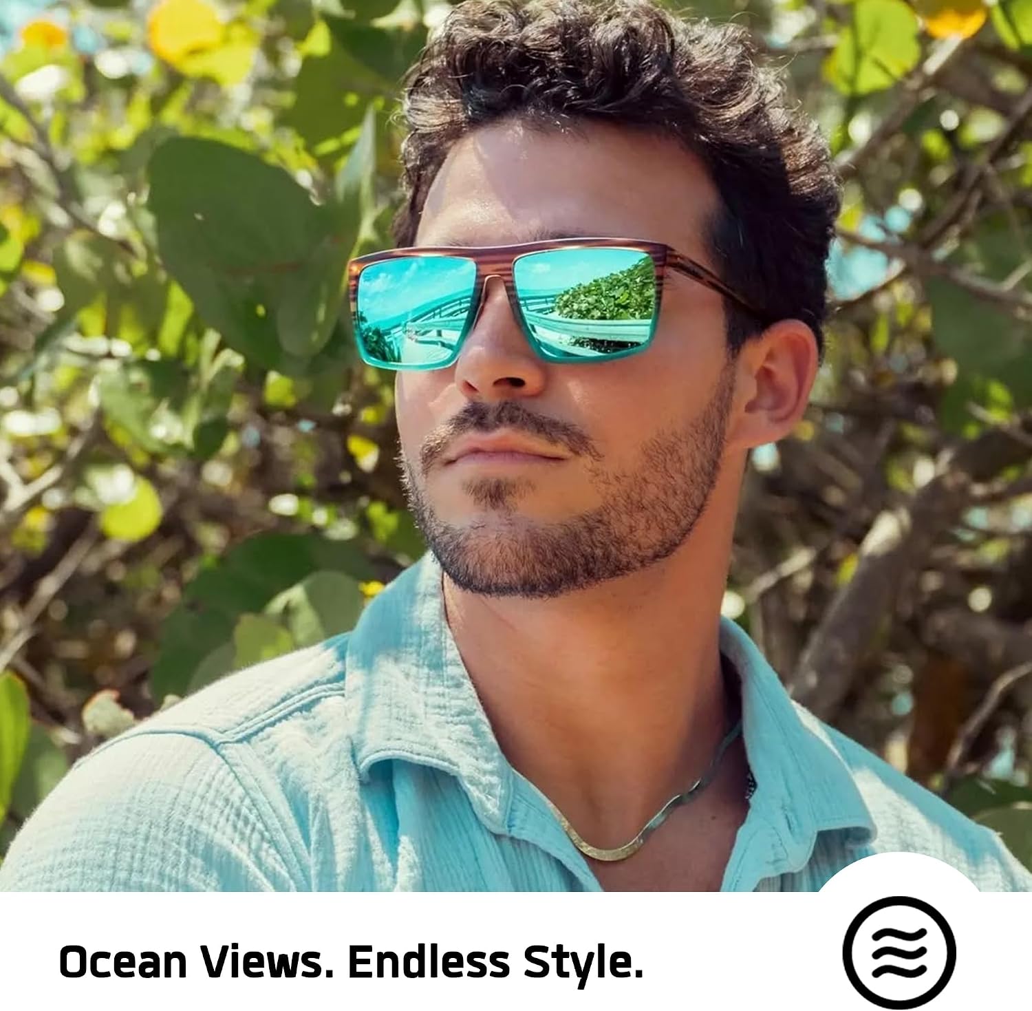 LENTES DE SOL RECTANGULARES POLARIZADOS PARA HOMBRE NEVEN TR90 L/XL - 4