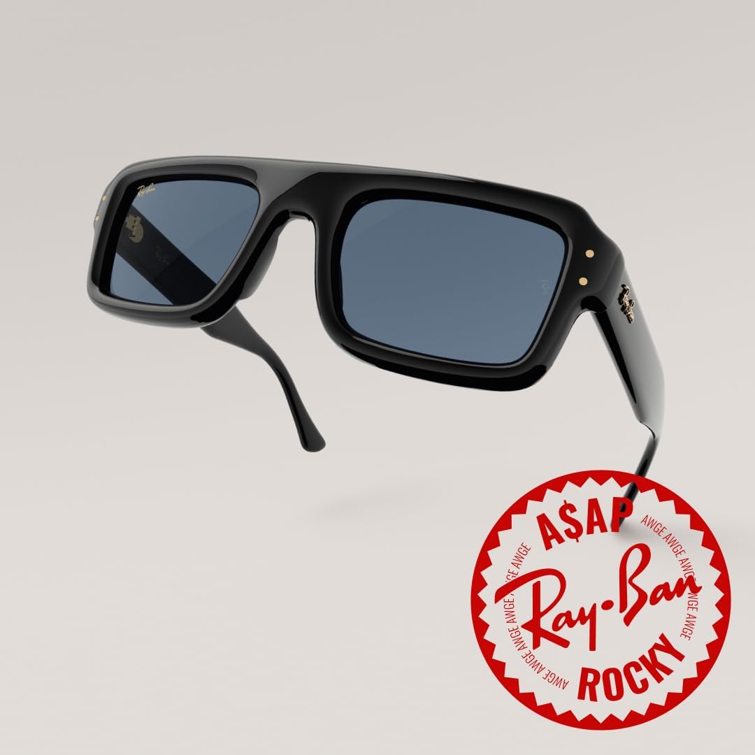LENTES DE SOL RAY-BAN RB4954 FLACKO PUFFER EVOLUTION COLLECTION RECTANGULARES - 5
