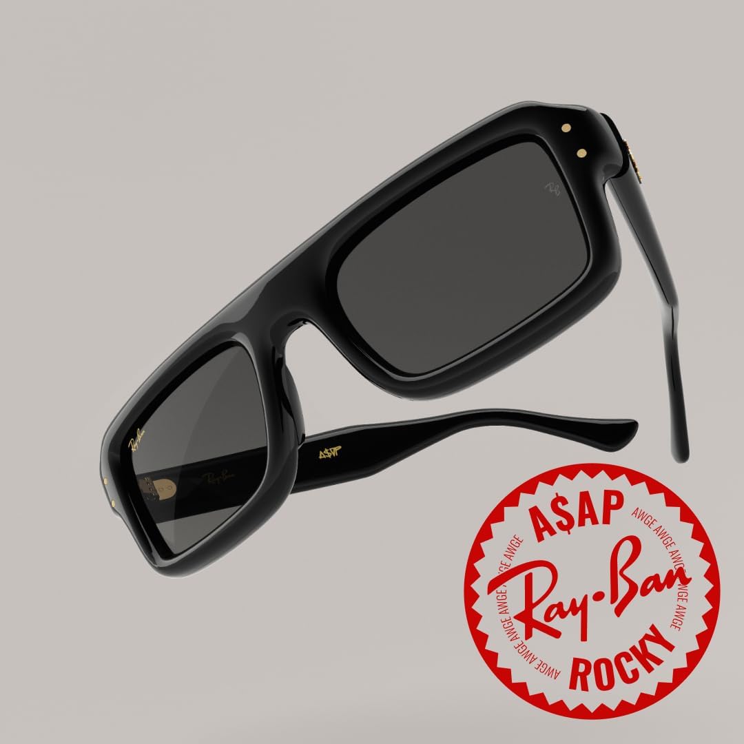 LENTES DE SOL RAY-BAN RB4954 FLACKO PUFFER EVOLUTION COLLECTION RECTANGULARES - 5