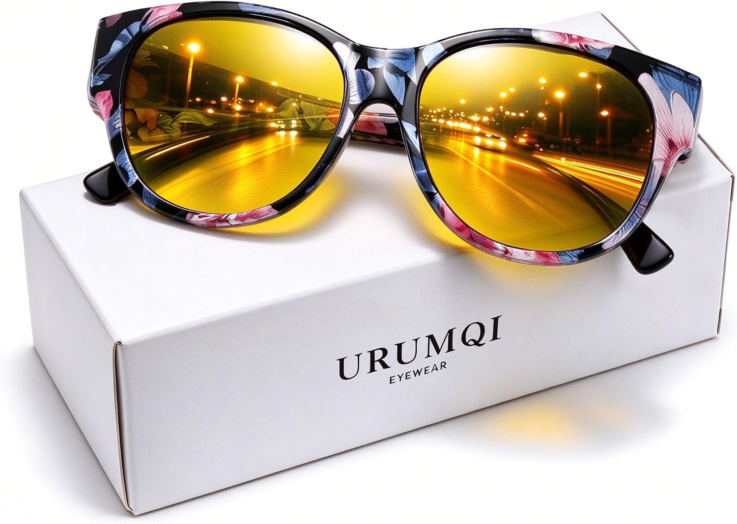 LENTES DE SOL URUMQI NIGHT VISION PARA MUJER PARA USAR SOBRE ANTEOJOS - 1