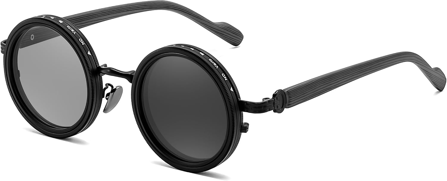 LENTES DE SOL FEISEDY REDONDOS POLARIZADOS CON LENTES TAC UV400 AJUSTABLES B0380 - 1
