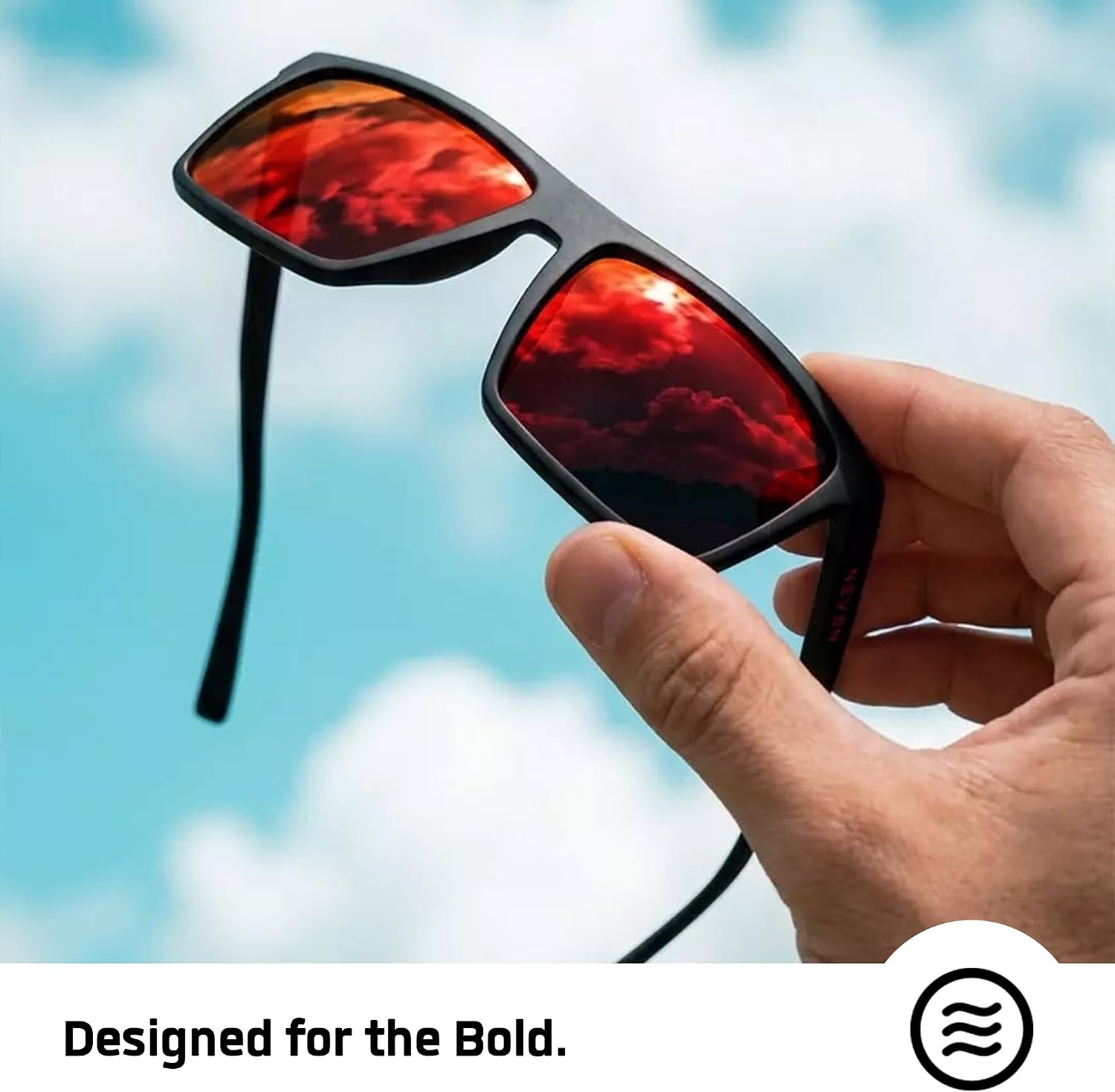 LENTES DE SOL RECTANGULARES POLARIZADOS PARA HOMBRE NEVEN TR90 L/XL - 4