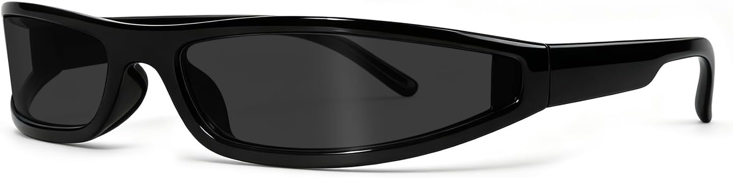 LENTES DE SOL RMEROM FUTURISTIC RAVE UNISEX DISEÑO ENVOLVENTE CURVO - 1