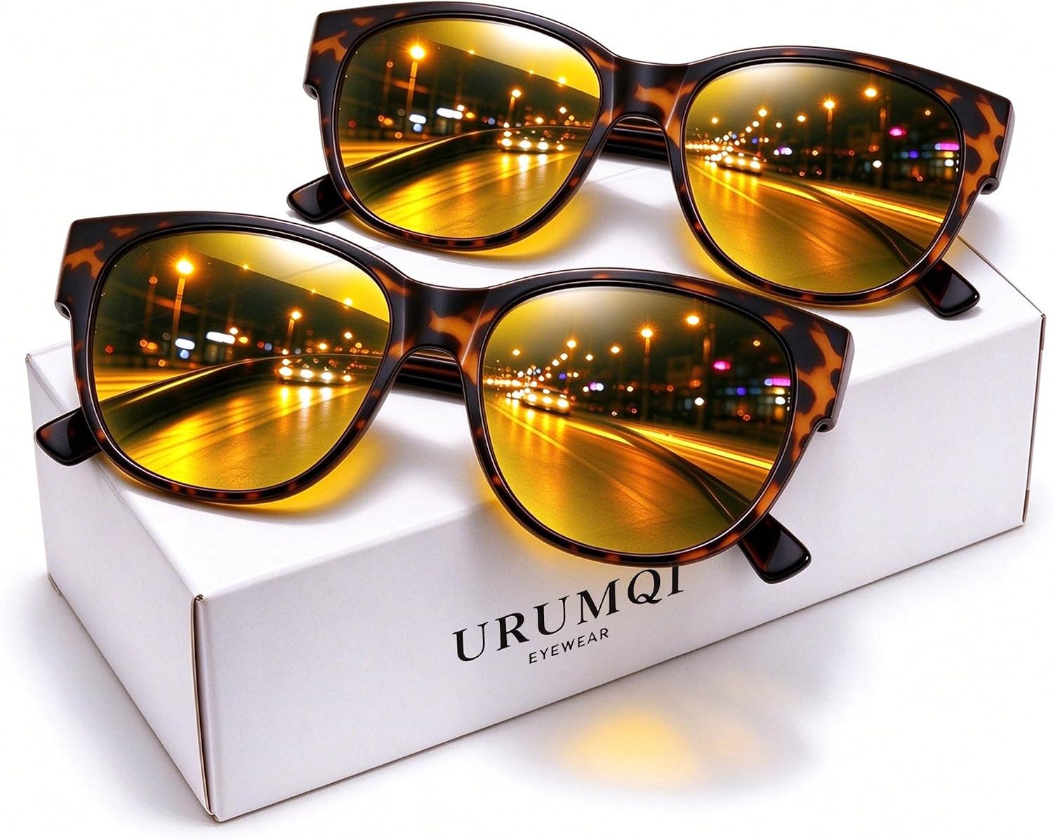 LENTES DE SOL URUMQI NIGHT VISION PARA MUJER PARA USAR SOBRE ANTEOJOS - 1
