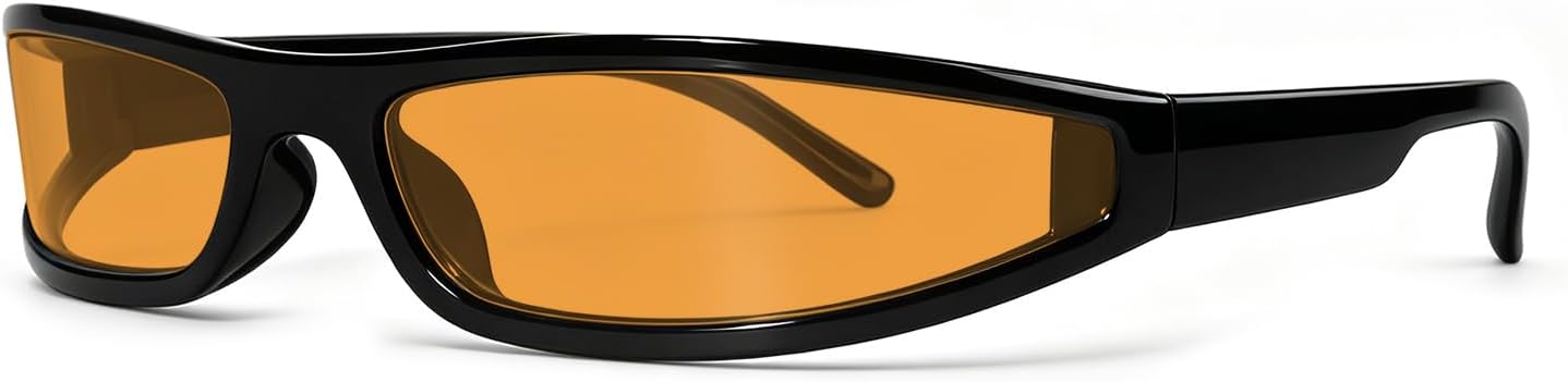 LENTES DE SOL RMEROM FUTURISTIC RAVE UNISEX DISEÑO ENVOLVENTE CURVO - 1