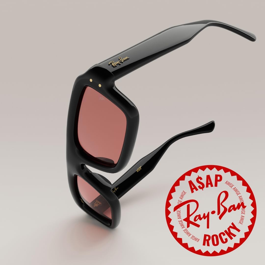 LENTES DE SOL RAY-BAN RB4954 FLACKO PUFFER EVOLUTION COLLECTION RECTANGULARES - 5