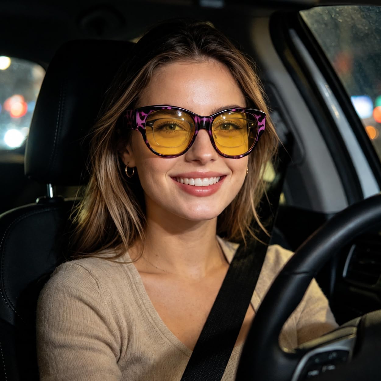 LENTES DE SOL URUMQI NIGHT VISION PARA MUJER PARA USAR SOBRE ANTEOJOS - 2