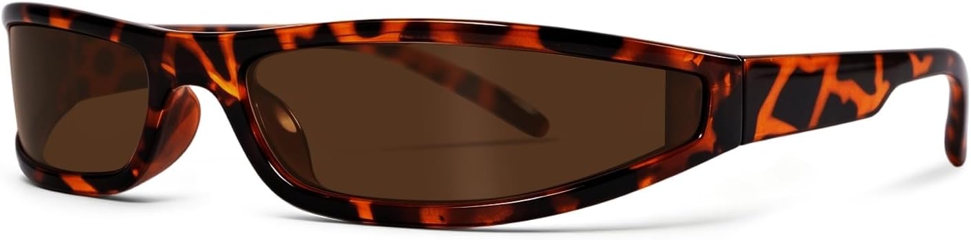 LENTES DE SOL RMEROM FUTURISTIC RAVE UNISEX DISEÑO ENVOLVENTE CURVO - 1