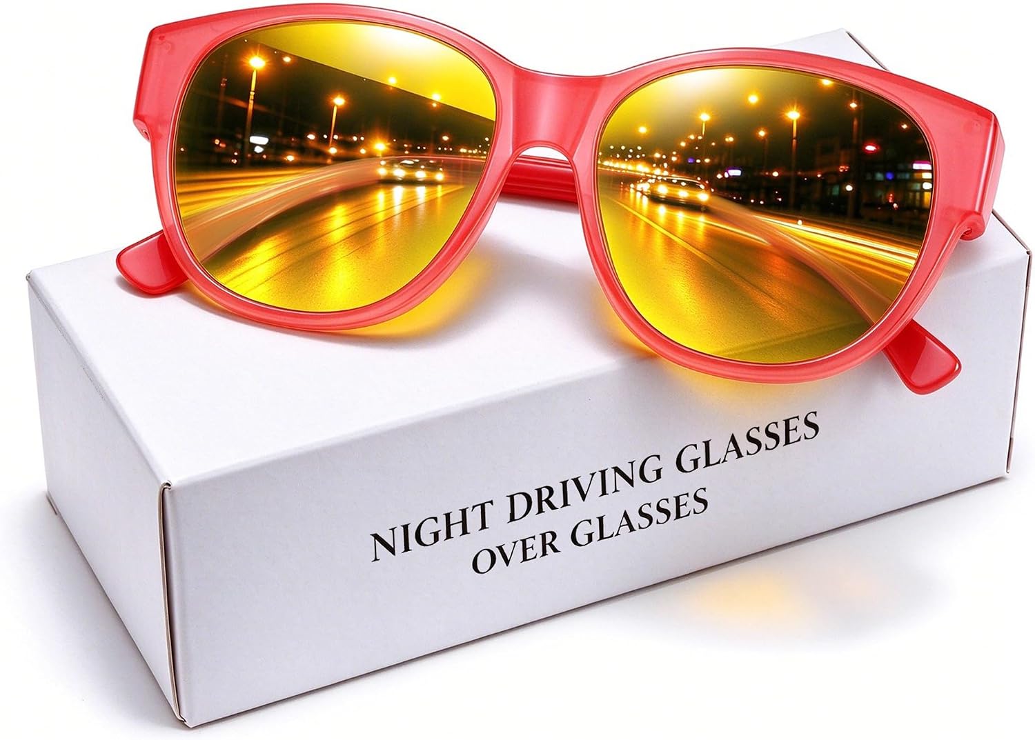 LENTES DE SOL URUMQI NIGHT VISION PARA MUJER PARA USAR SOBRE ANTEOJOS - 1