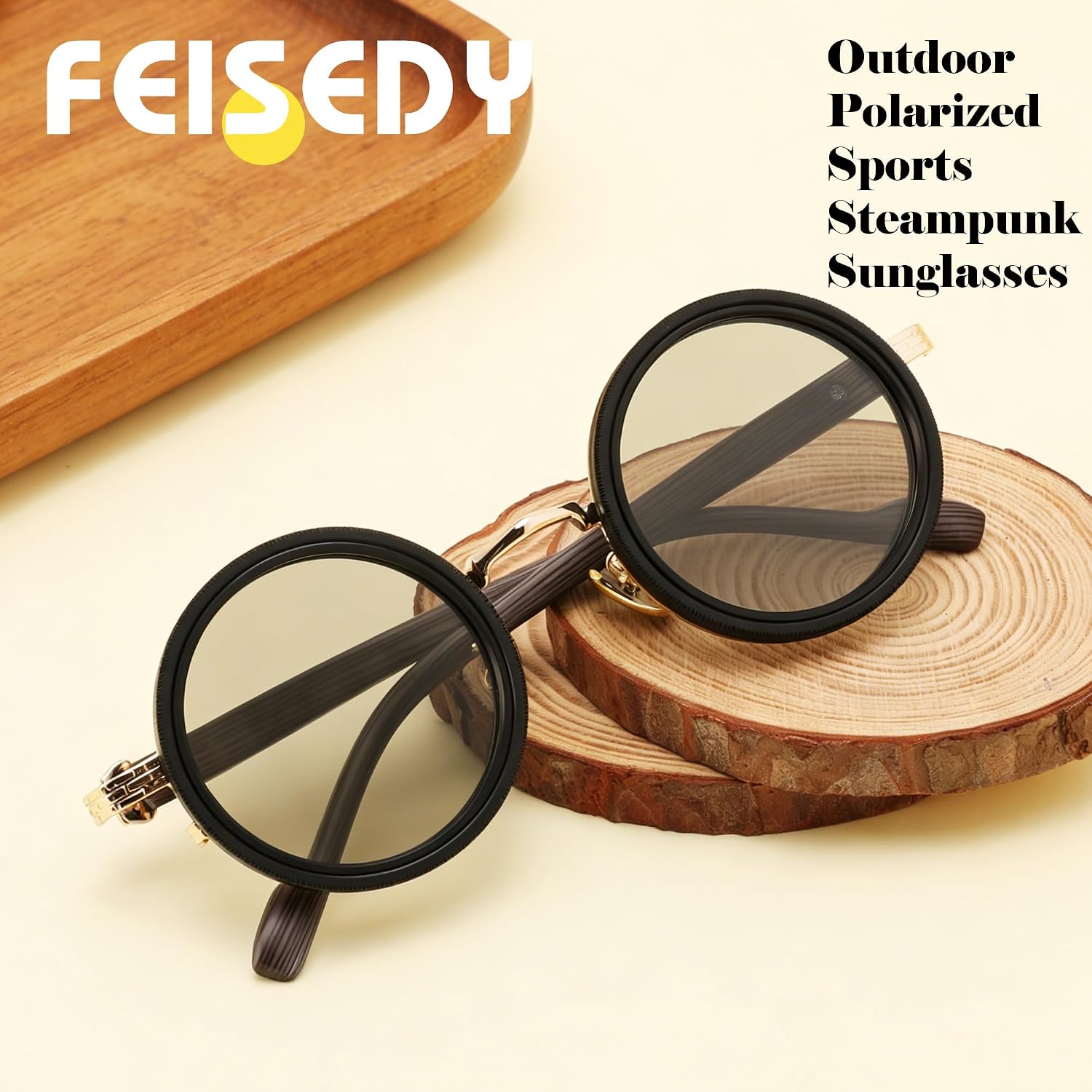 LENTES DE SOL FEISEDY B0380 CON LENTES ND TAC POLARIZADOS Y PROTECCIÓN UV400 AJUSTABLES - 4