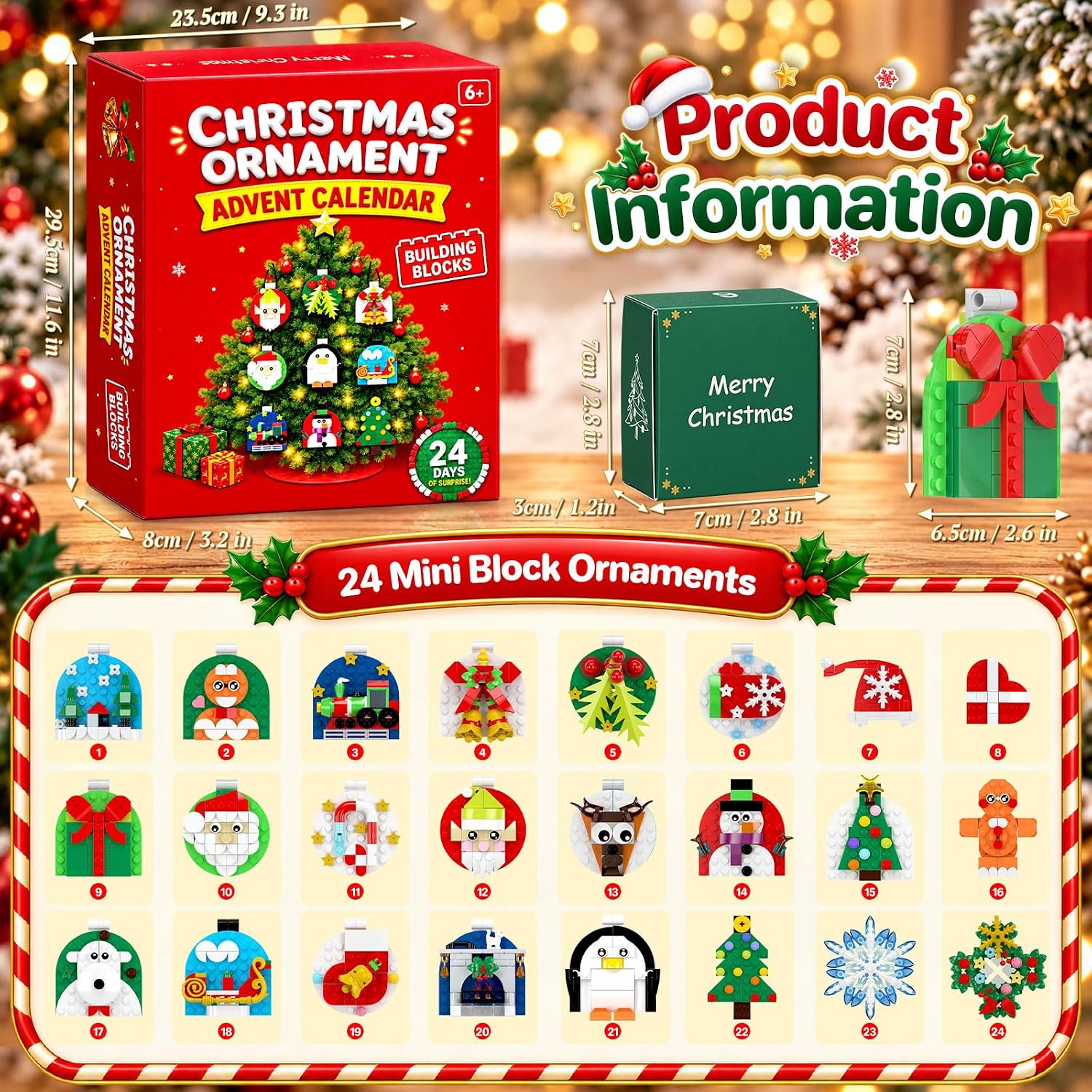 CALENDARIO DE ADVIENTO DE NAVIDAD 2026 GRACEDUCK CON BLOQUES DE CONSTRUCCIÓN Y 24 SORPRESAS - 3