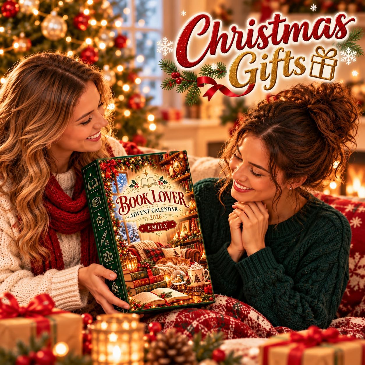 CALENDARIO DE ADVIENTO NAVIDEÑO ESCANDINAVO 2026 CON 24 MINI ADORNOS NÓRDICOS - 3