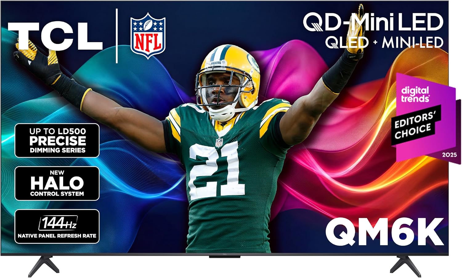TELEVISOR TCL 55 PULGADAS QM6K QLED MINI LED 4K HDR SMART GOOGLE TV - 1