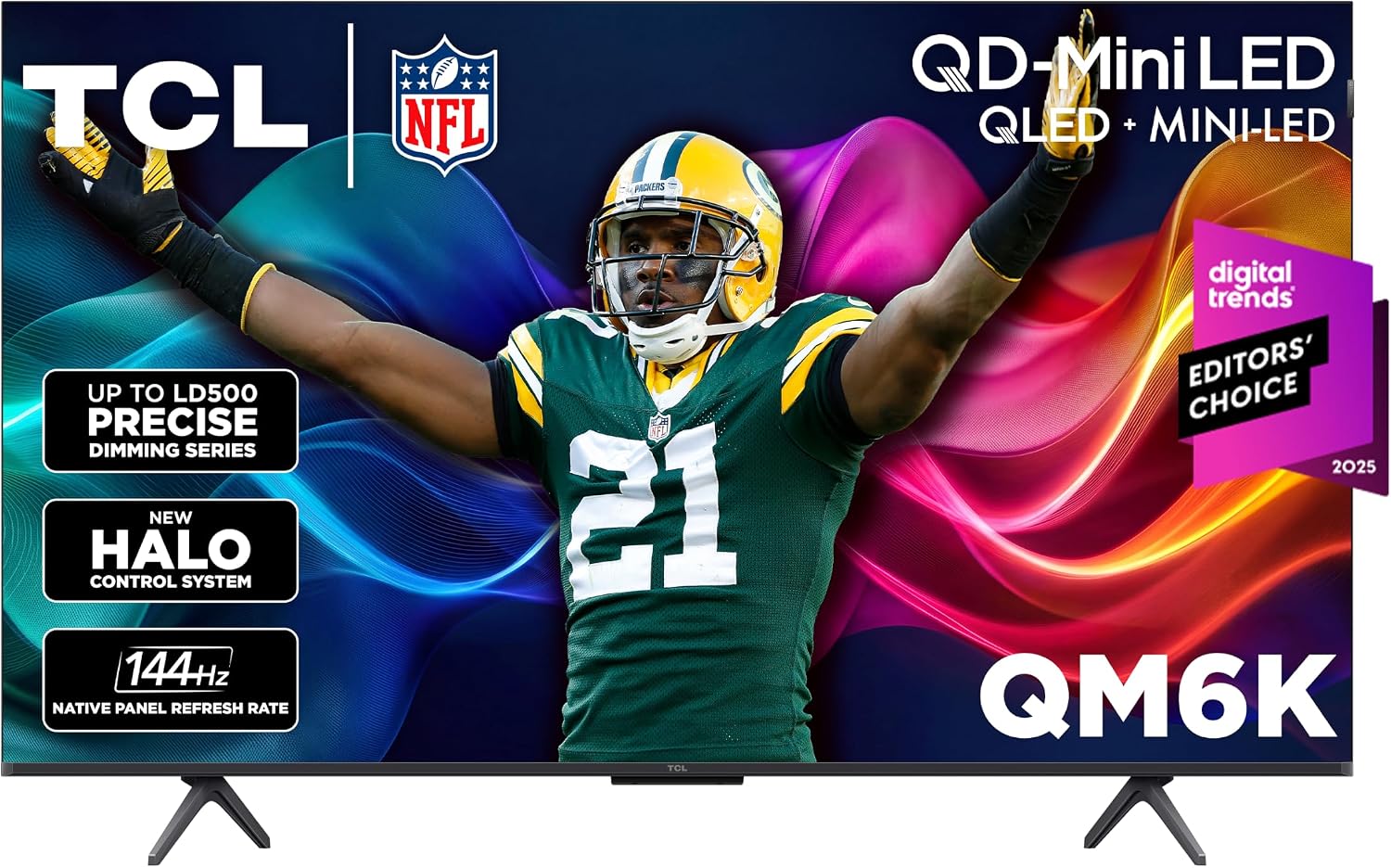 TELEVISOR TCL 50 PULGADAS QM6K SERIES QLED MINI LED 4K HDR SMART GOOGLE TV - 1
