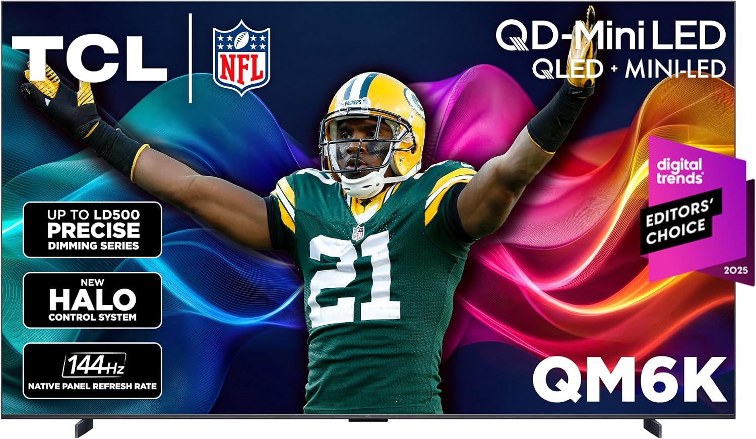 TELEVISOR TCL 98QM6K 98 PULGADAS QLED MINI LED 4K HDR SMART GOOGLE TV - 1