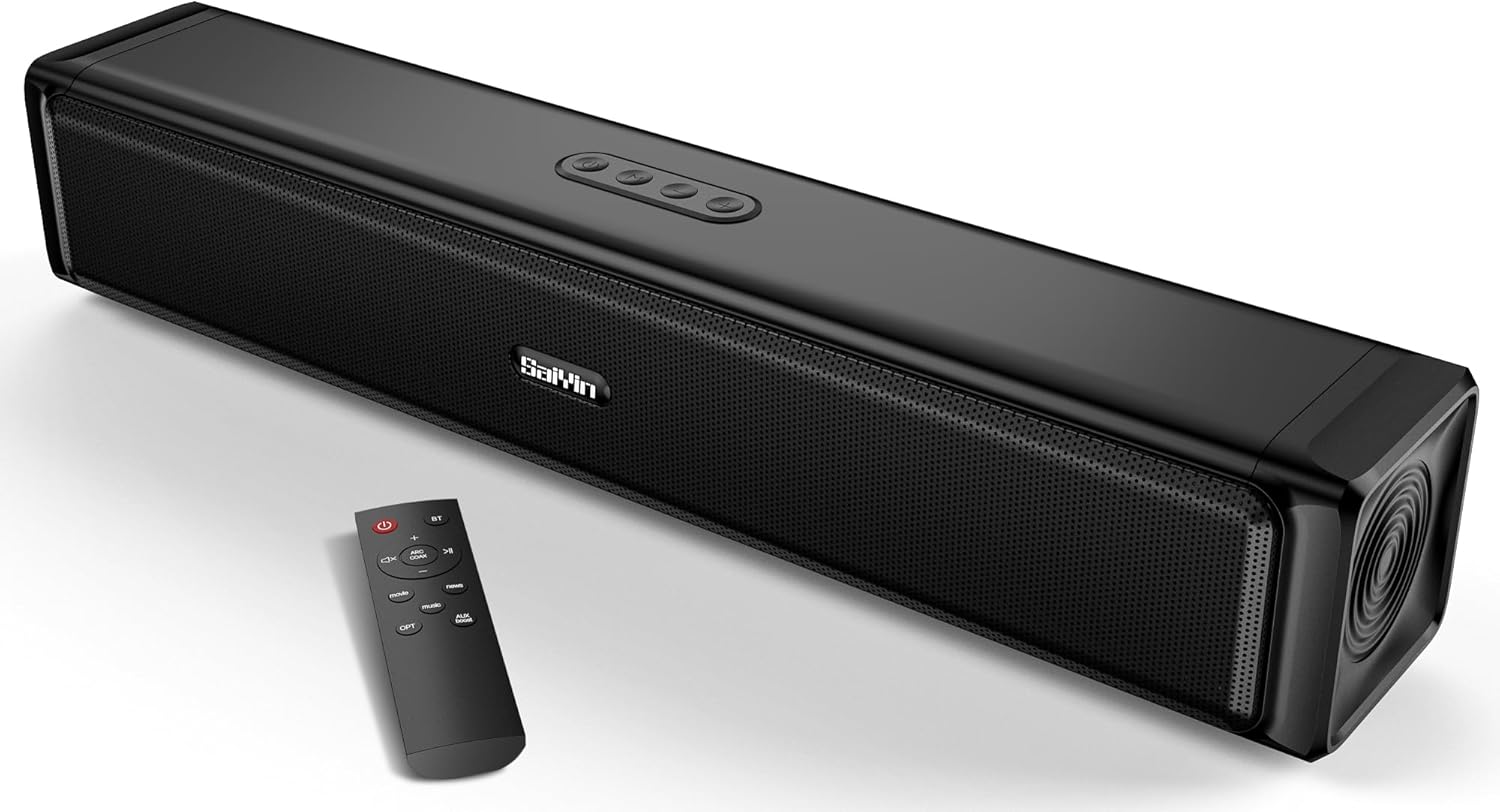 BARRA DE SONIDO SAIYIN 17 PULGADAS CON BLUETOOTH HDMI-ARC ÓPTICO AUX - 1