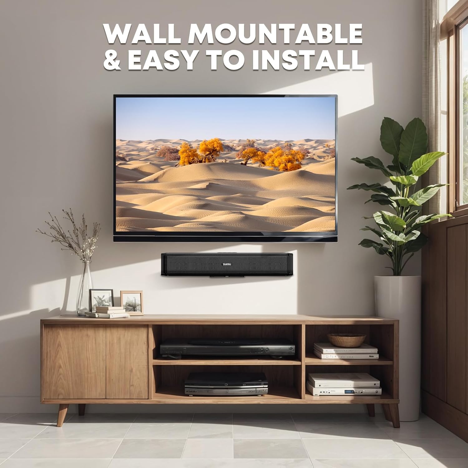 BARRA DE SONIDO SAIYIN 17 PULGADAS CON BLUETOOTH HDMI-ARC ÓPTICO AUX - 5