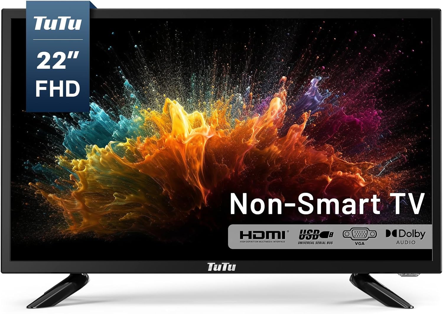 TELEVISOR 22 PULGADAS TUTU FHD LED 2K SIN SMART TV - 1