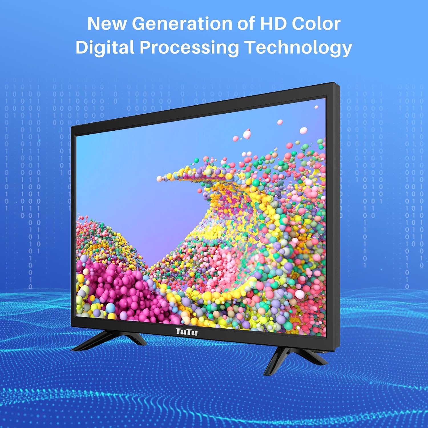 TELEVISOR 22 PULGADAS TUTU FHD LED 2K SIN SMART TV - 3