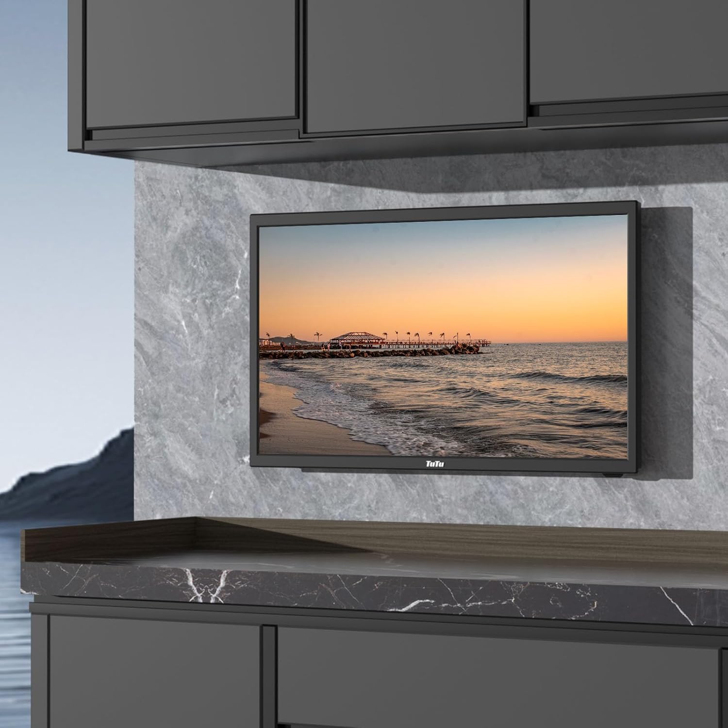 TELEVISOR 22 PULGADAS TUTU FHD LED 2K SIN SMART TV - 5