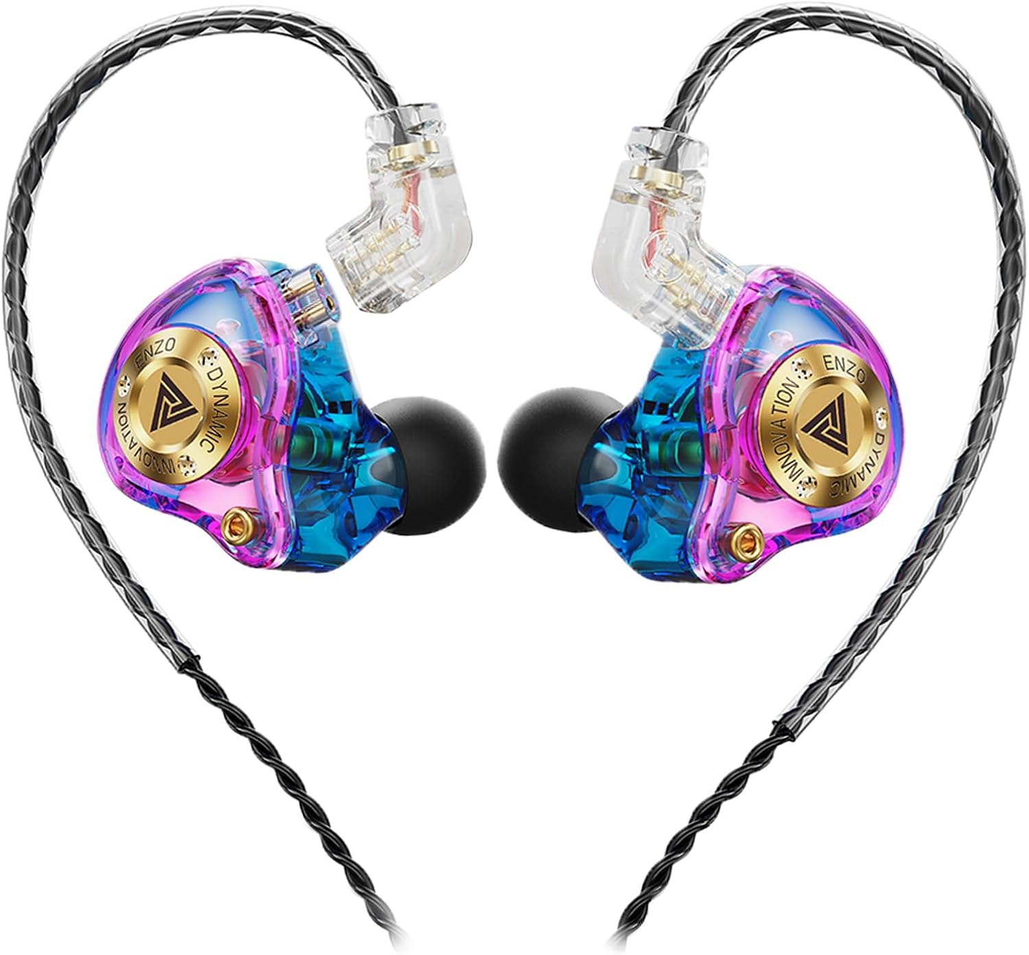 AUDÍFONOS GAMING PILUYAA QKZ ENZO PRO IN-EAR CON CABLE DESMONTABLE Y DRIVER DINÁMICO DE 11MM - 1