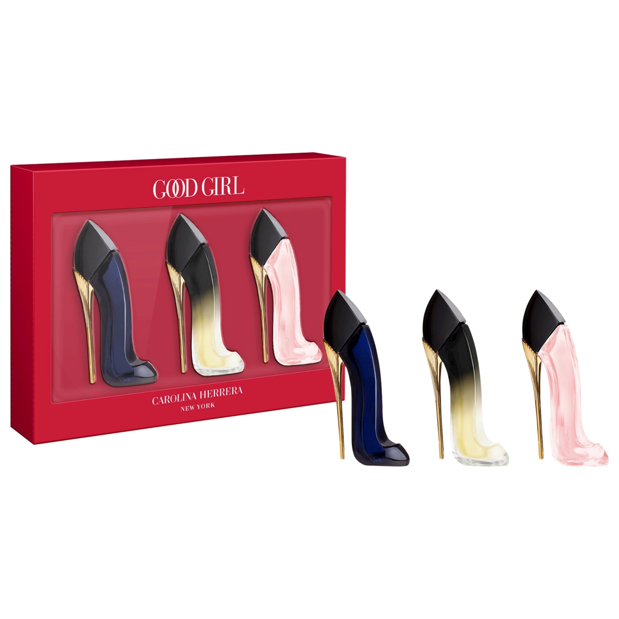 SET DE PERFUMES CAROLINA HERRERA GOOD GIRL MINI BEST SELLERS 3X7 ML - 1