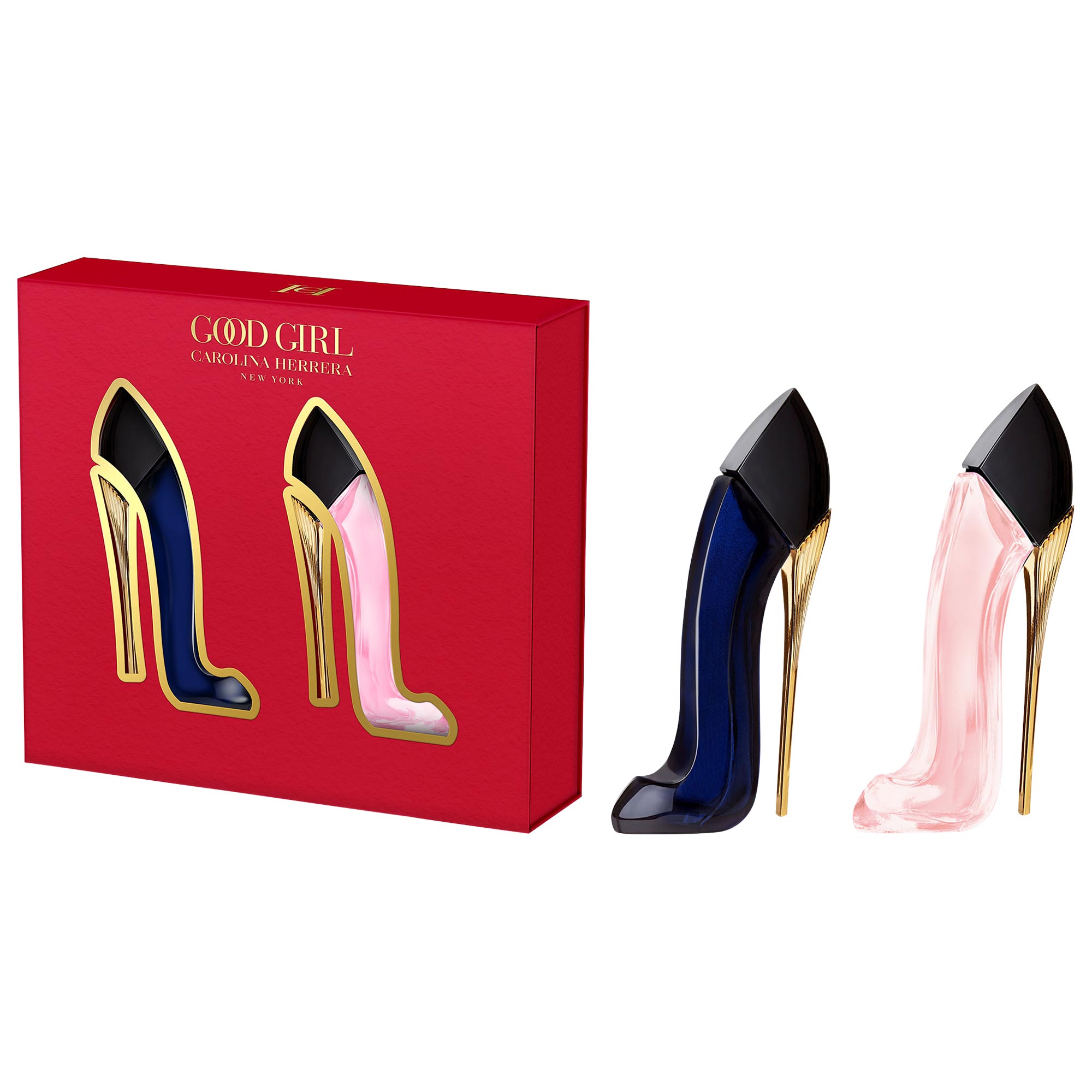 SET DE PERFUMES CAROLINA HERRERA GOOD GIRL Y GOOD GIRL BLUSH MINI DUO 7 ML - 1