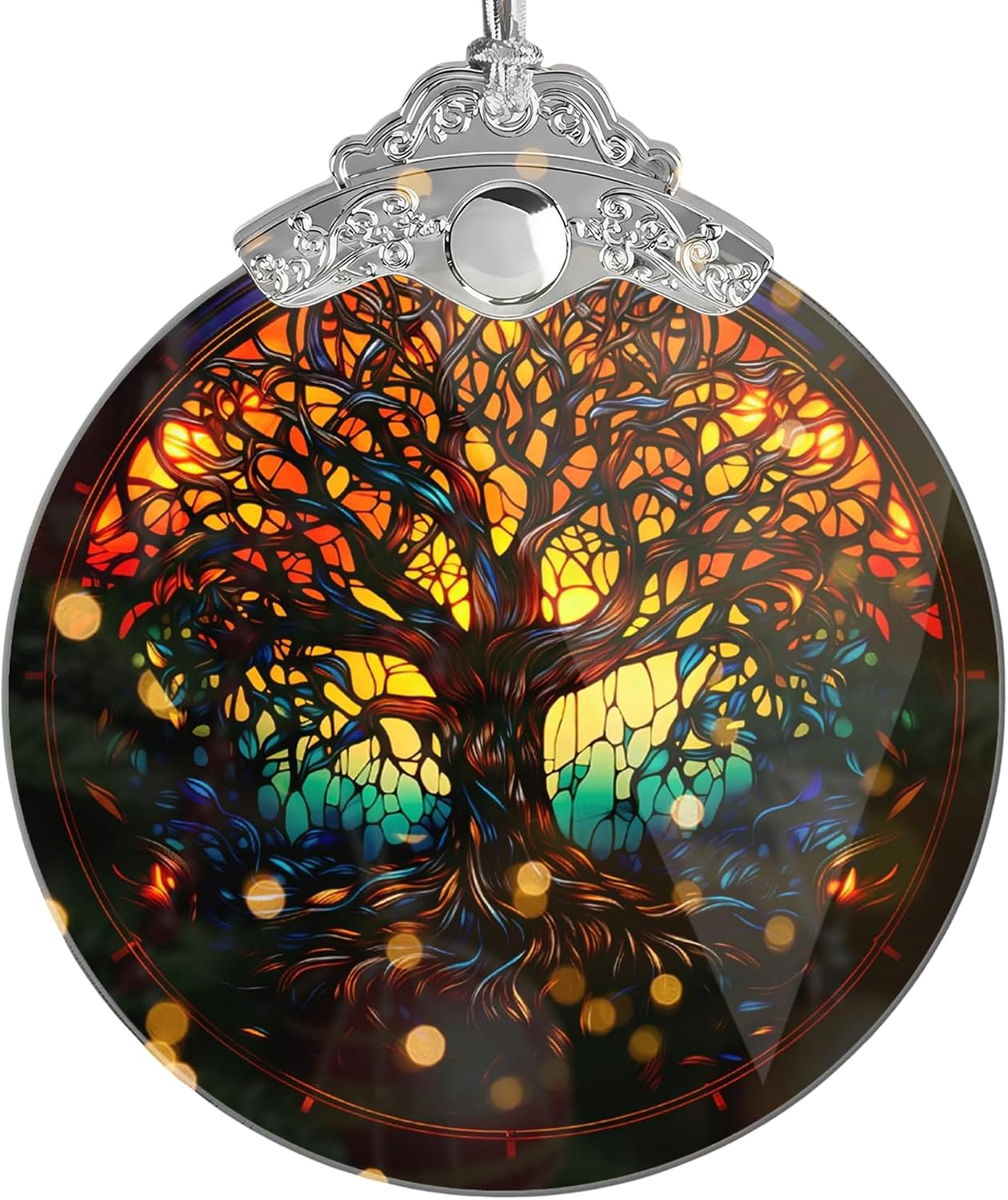 ADORNO NAVIDEÑO SENSEMORY ÁRBOL DE LA VIDA BLANCO - 1